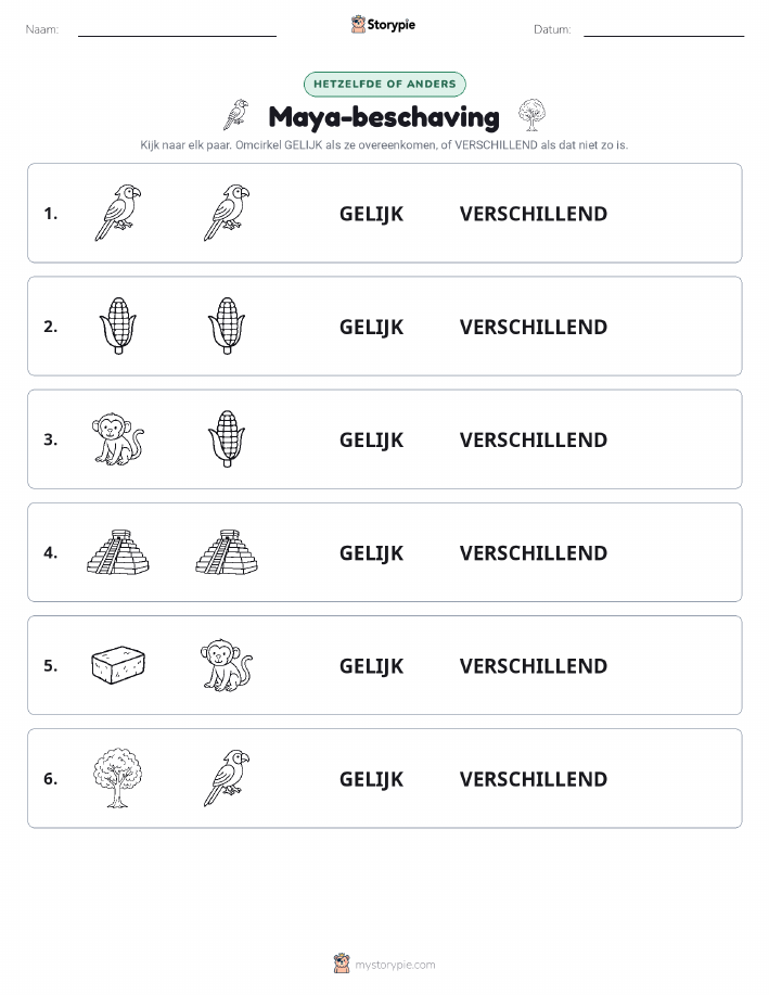 Zelfde of Verschillend