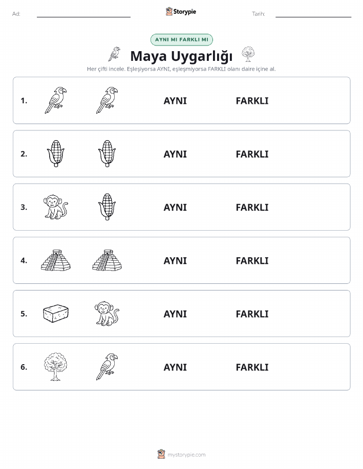 Aynı mı Farklı mı
