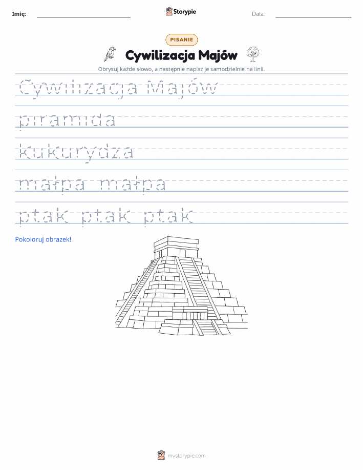 Ćwiczenie Pisania