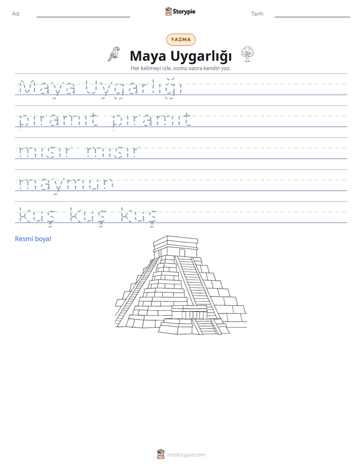 Yazma Pratiği