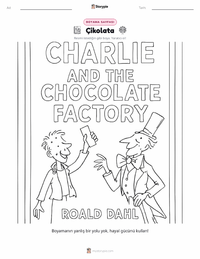 Charlie'nin Çikolata Fabrikası (roman) yazdırılabilir çalışma sayfası önizlemesi
