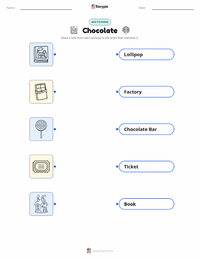 Chocolate printable worksheet for kids