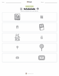 Charlie und die Schokoladenfabrik (Roman) druckbare Arbeitsblatt Vorschau