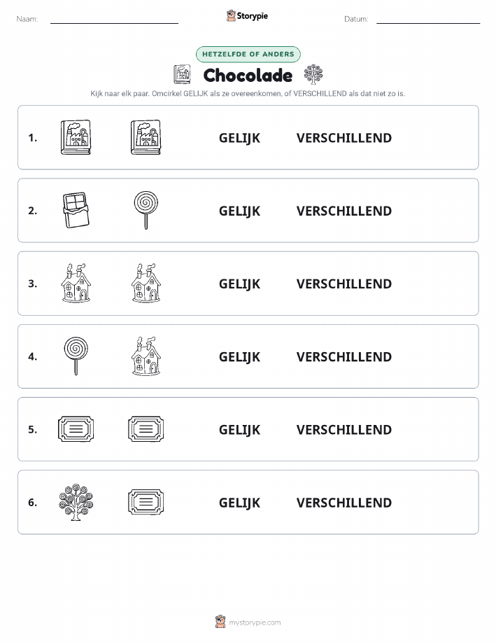Zelfde of Verschillend