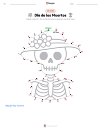 Xem trước tài liệu in sẵn Día de los Muertos