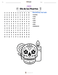 Xem trước tài liệu in sẵn Día de los Muertos