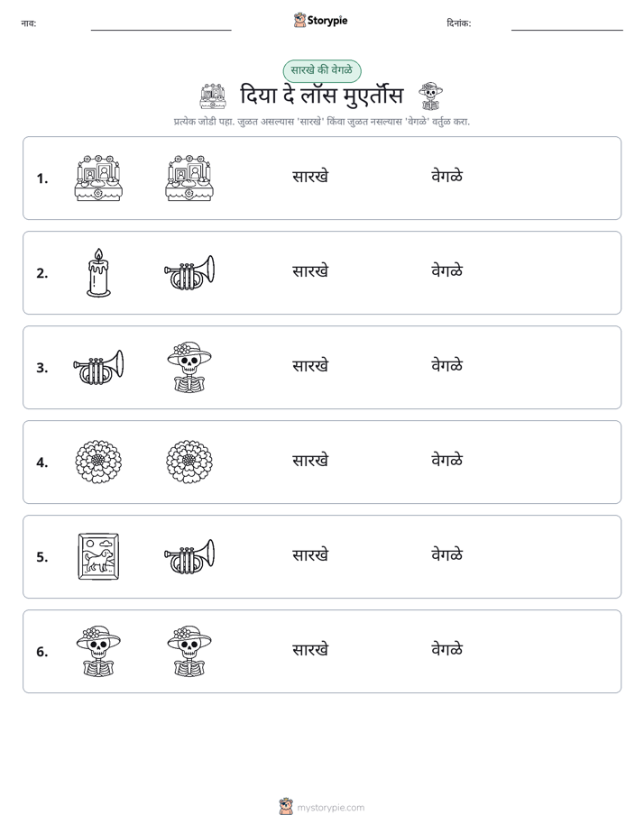 समान की भिन्न