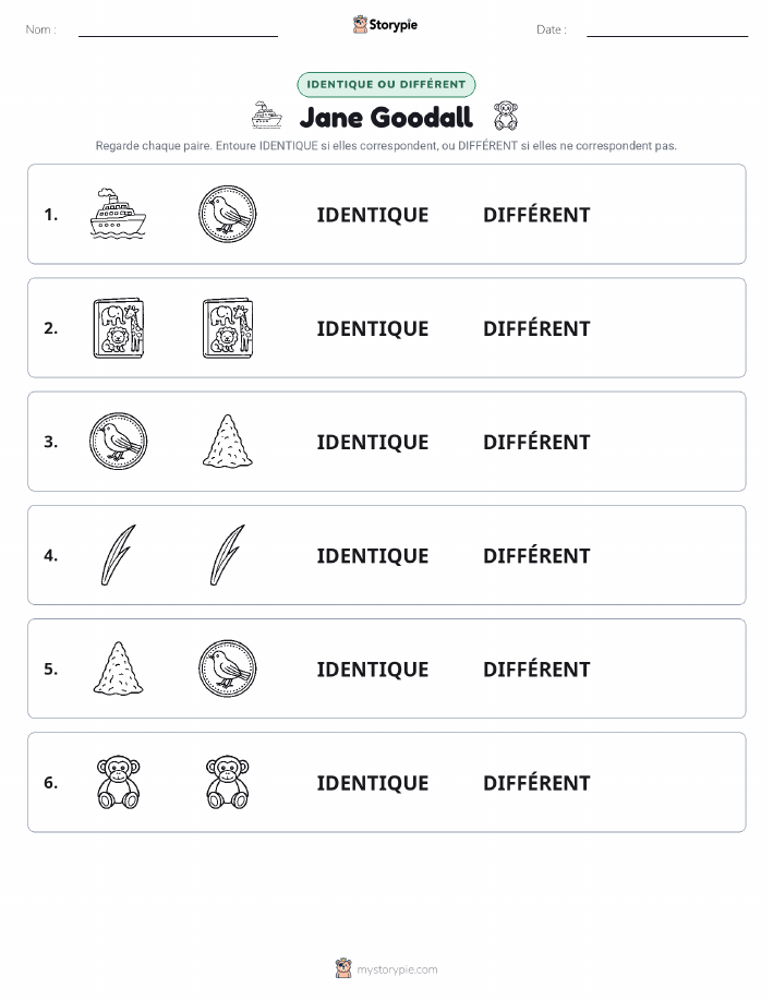 Identique ou Différent