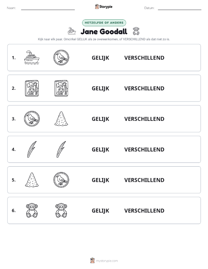 Zelfde of Verschillend
