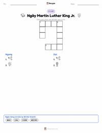 Xem trước tài liệu in sẵn Ngày Martin Luther King Jr.