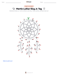 Martin-Luther-King-Jr.-Tag druckbare Arbeitsblatt Vorschau