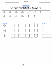 Xem trước tài liệu in sẵn Ngày Martin Luther King Jr.