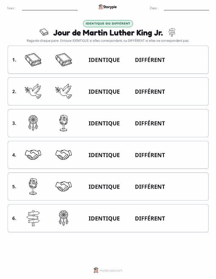 Identique ou Différent