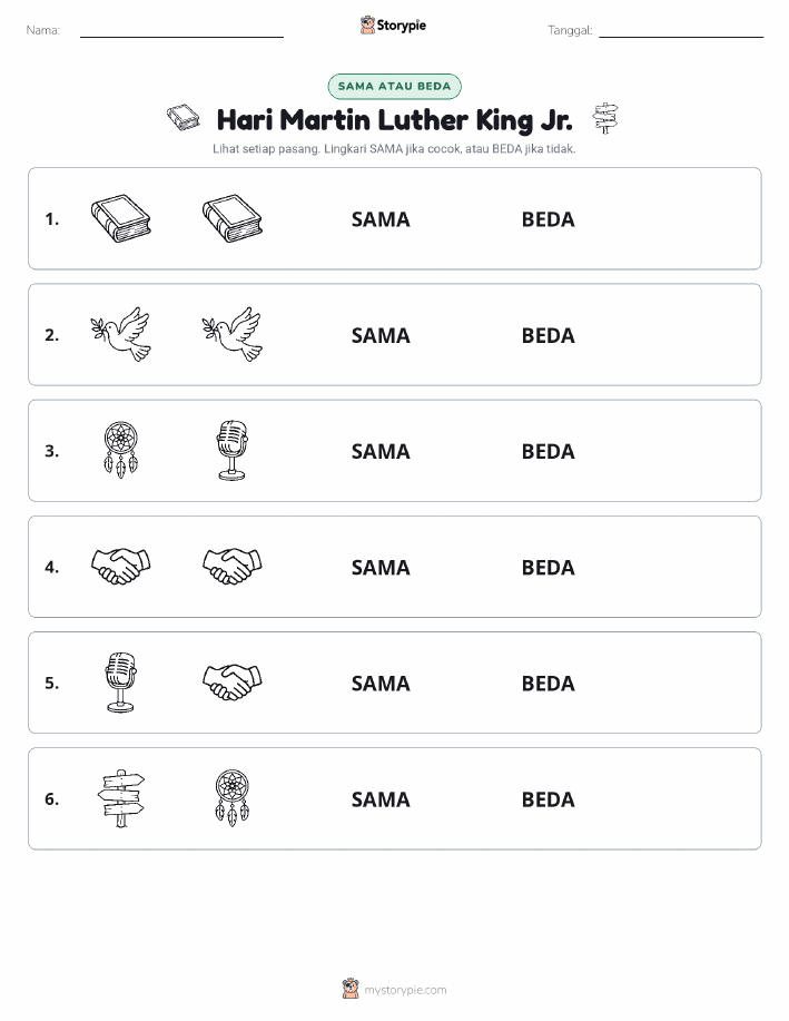 Sama atau Berbeda