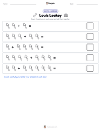 Louis Leakey printable worksheet preview