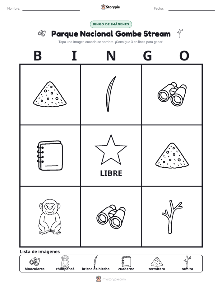 Bingo de Imágenes