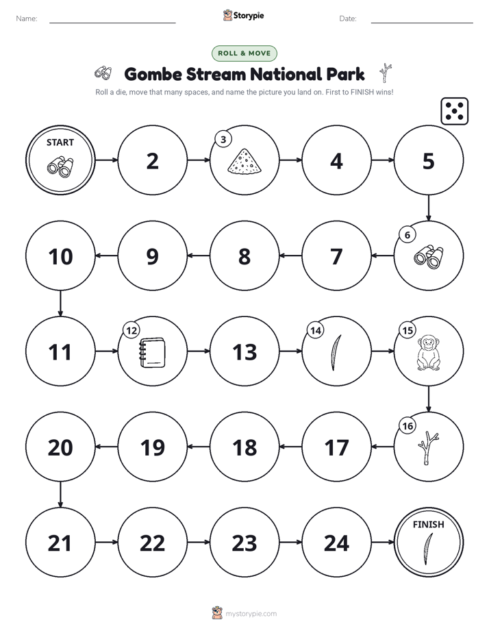 Roll & Move Game