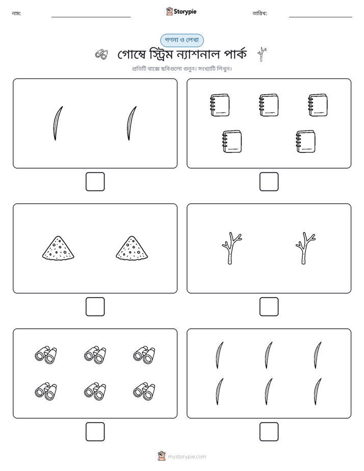 গণনা & লিখুন