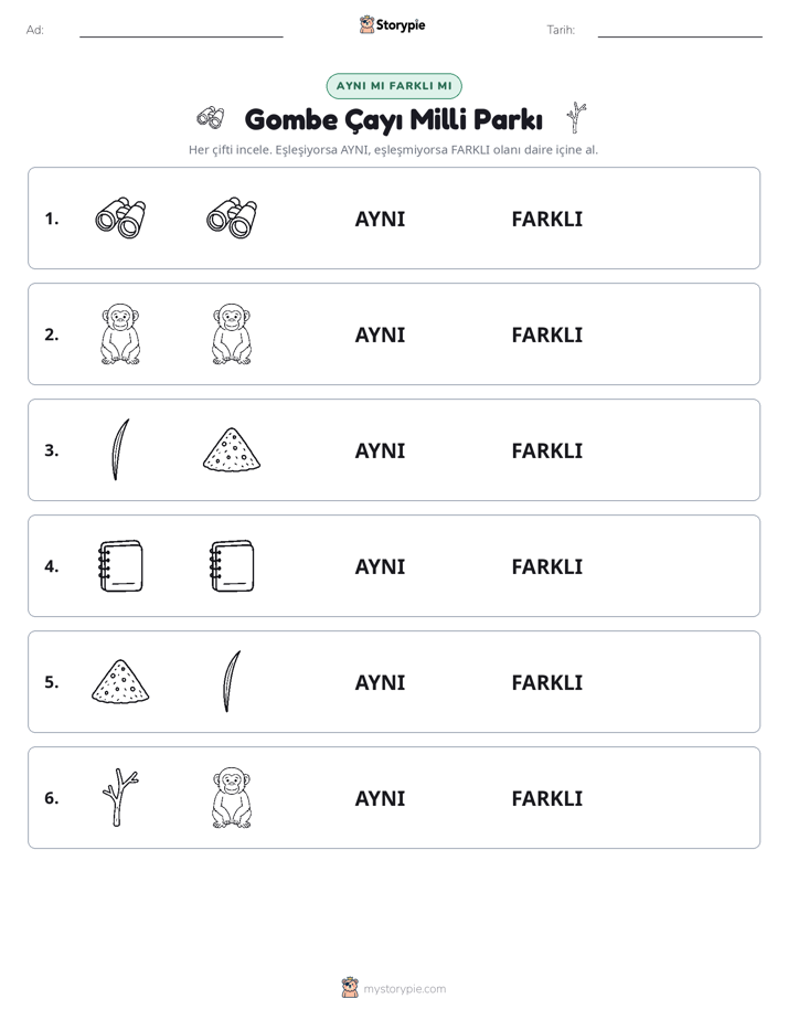 Aynı mı Farklı mı