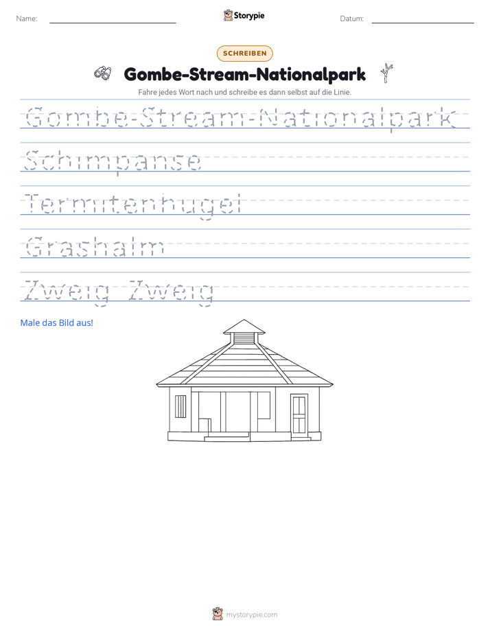 Schreibübung
