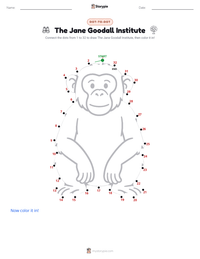 The Jane Goodall Institute printable worksheet preview