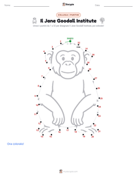 Anteprima della scheda stampabile di Il Jane Goodall Institute