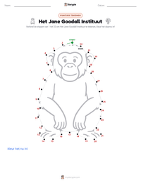 Het Jane Goodall Instituut afdrukbare werkblad voorbeeld