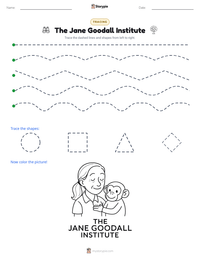 The Jane Goodall Institute printable worksheet preview