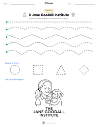 Anteprima della scheda stampabile di Il Jane Goodall Institute