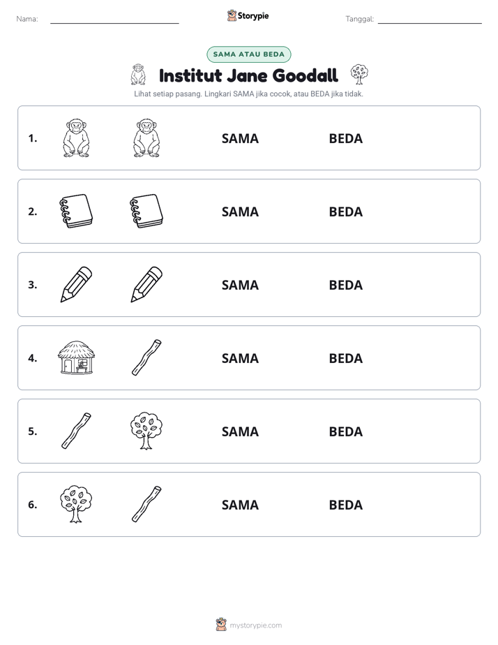 Sama atau Berbeda