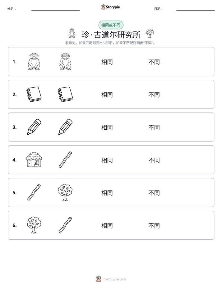 相同或不同