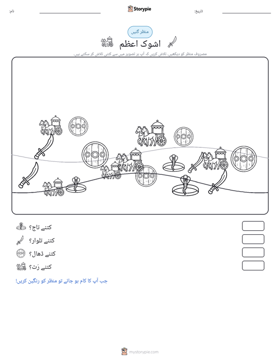 گنتی کا منظر