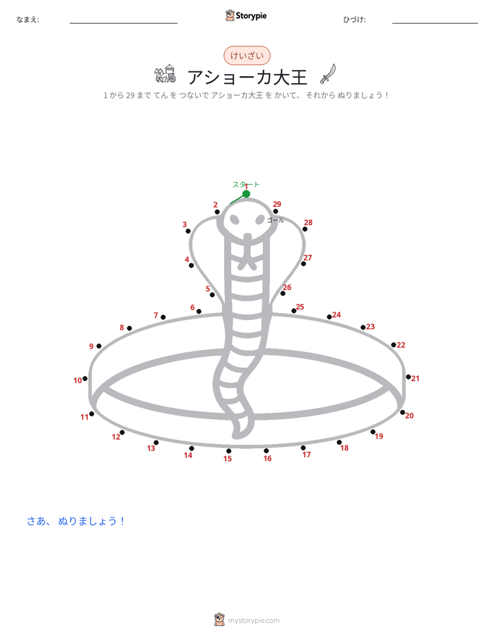 点つなぎ