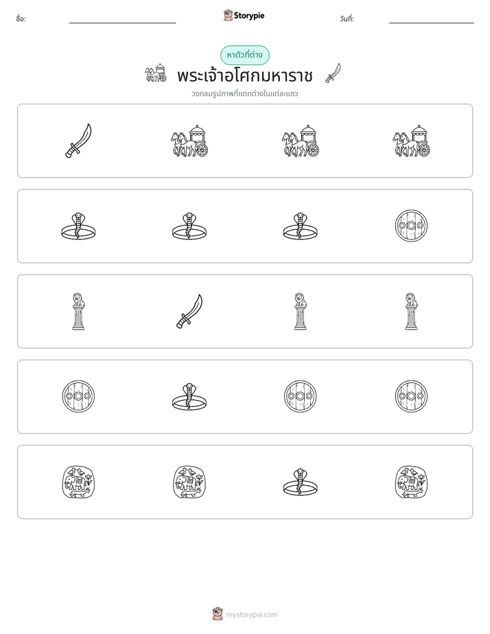 ตัวที่แตกต่าง