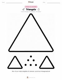Anteprima della scheda stampabile di Triangolo