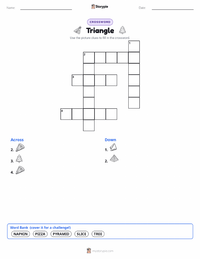 Triangle printable worksheet preview