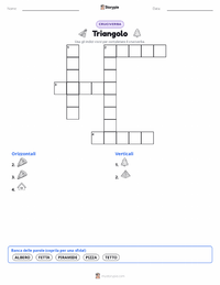 Anteprima della scheda stampabile di Triangolo
