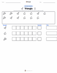 Triangle printable worksheet preview