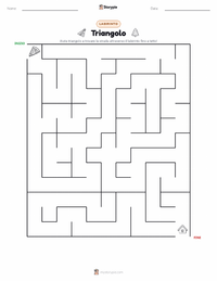 Anteprima della scheda stampabile di Triangolo