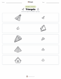 Anteprima della scheda stampabile di Triangolo