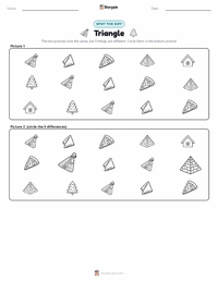 Triangle printable worksheet preview