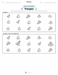 Anteprima della scheda stampabile di Triangolo