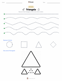 Anteprima della scheda stampabile di Triangolo