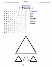 Anteprima della scheda stampabile di Triangolo