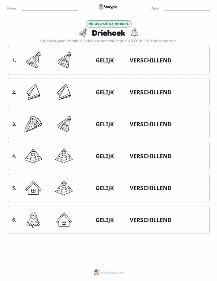 Zelfde of Verschillend