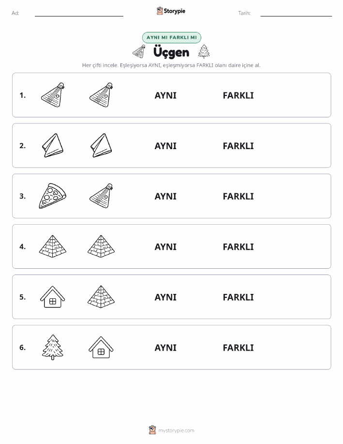 Aynı mı Farklı mı