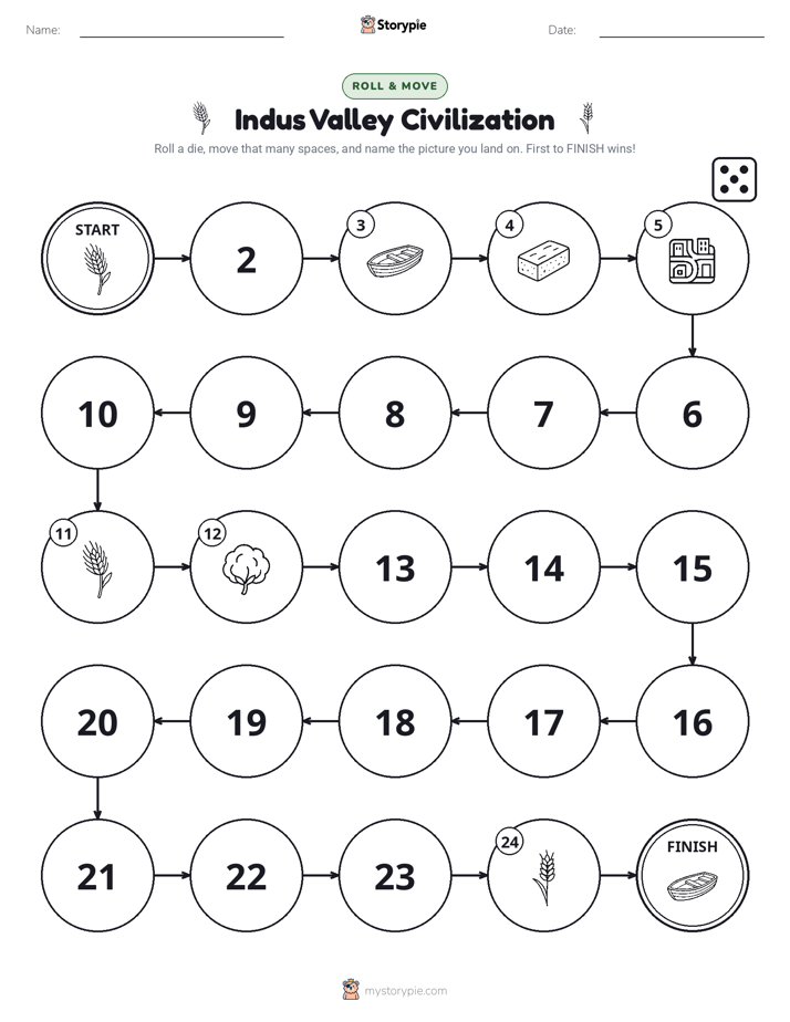Roll & Move Game