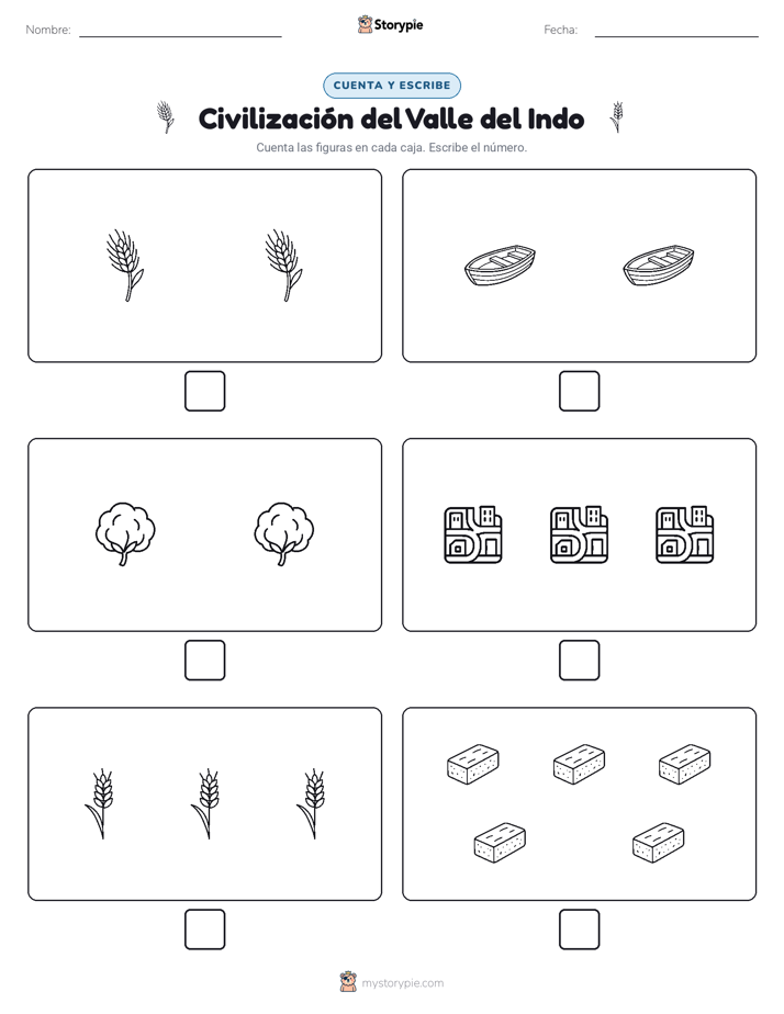 Cuenta y Escribe