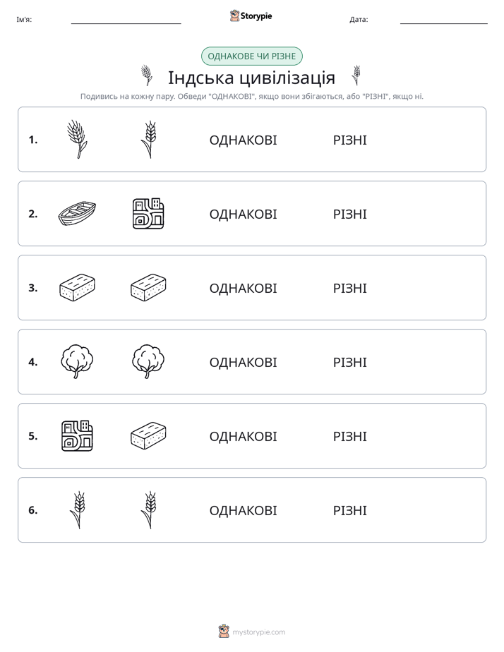Однакові чи різні
