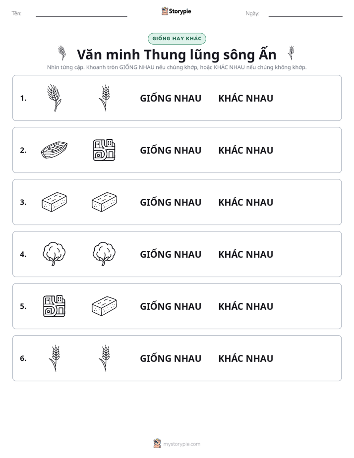 Giống Hay Khác